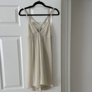 Alice + Olivia Cream High Low Dress